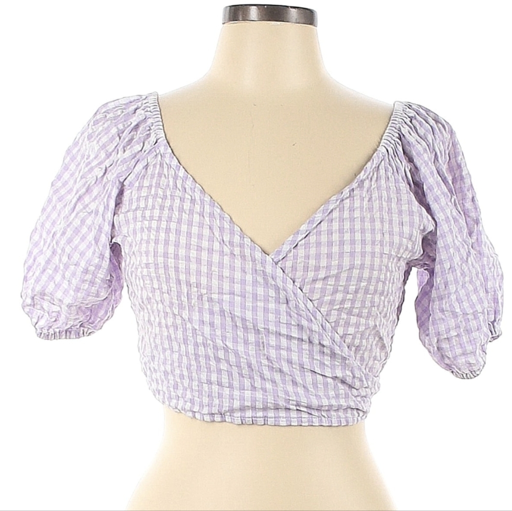 Sim&Sam Lavender Cropped Top